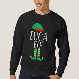 The Luca Elf Family Matching Christmas Pajamas Sweatshirt