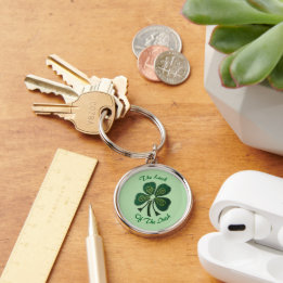 The Luck Of The Irish Green Shamrock 2025 Key Ring