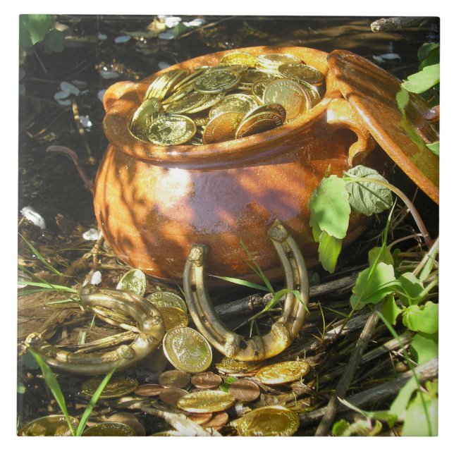 "The Luck of the Irish" Tile (Front)