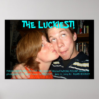 the luckiest poster
