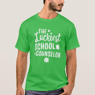 The Luckiest School Counsellor St. Patrick's Day L T-Shirt
