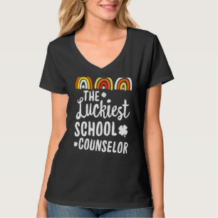 The Luckiest School Counsellor St Patrick's Day Lu T-Shirt