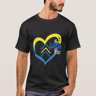 The Lucky Few Heart Ribbon Three Arrows Down Syndr T-Shirt