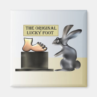 The lucky foot magnet by Anjo Lafin