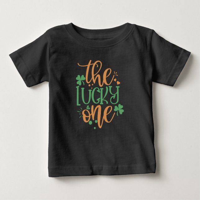 The Lucky One St Patrick T-Shirt for Kids (Front)