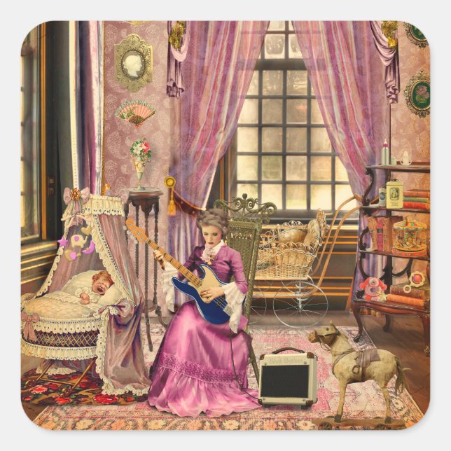 The Lullaby Square Sticker (Front)