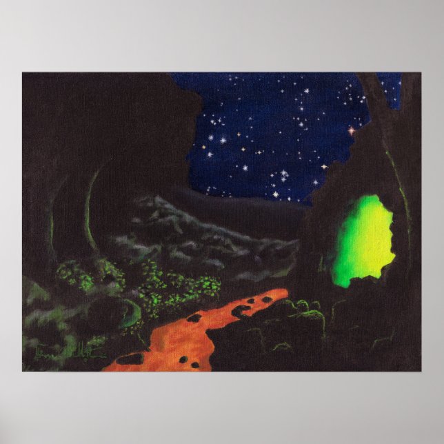 The Luminescent Cave: Print (Front)