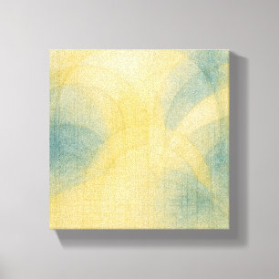 The Luminous Garden Pt4 Japandi Pale Gold Canvas Print