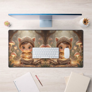 The Luminous Wanderer and the Nectar Art.1 Desk Mat