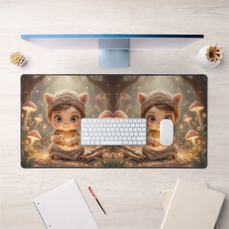 The Luminous Wanderer and the Nectar Art.1 Desk Mat