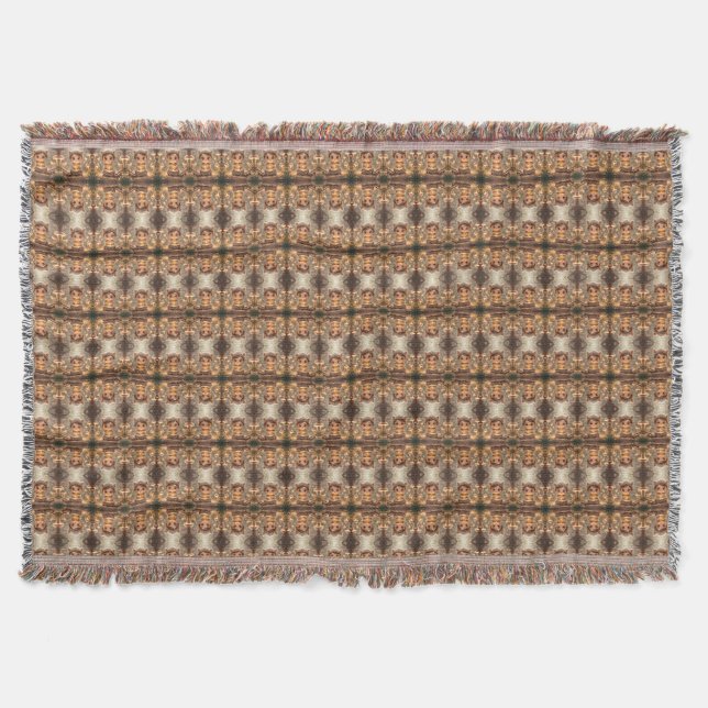 The Luminous Wanderer and the Nectar Art.1 Throw Blanket (Front)