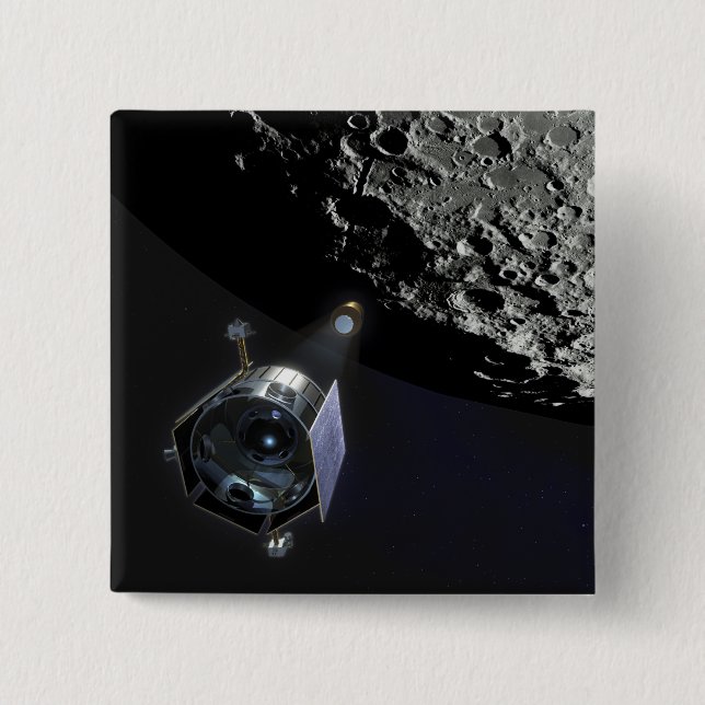 The Lunar CRater Observation 15 Cm Square Badge (Front)