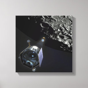 The Lunar CRater Observation Canvas Print