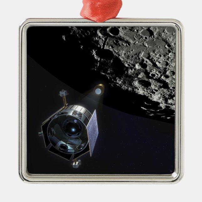 The Lunar CRater Observation Metal Tree Decoration (Front)