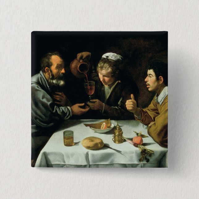The Lunch, 1620 15 Cm Square Badge (Front)
