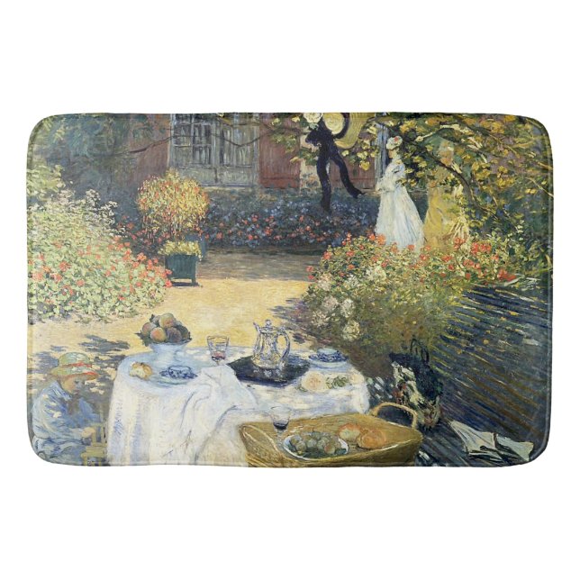 The Luncheon Claude Monet    Bath Mat (Front)
