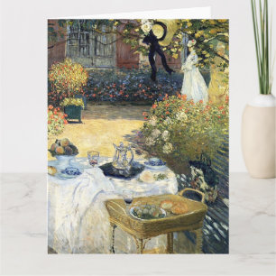 The Luncheon Claude Monet    Card