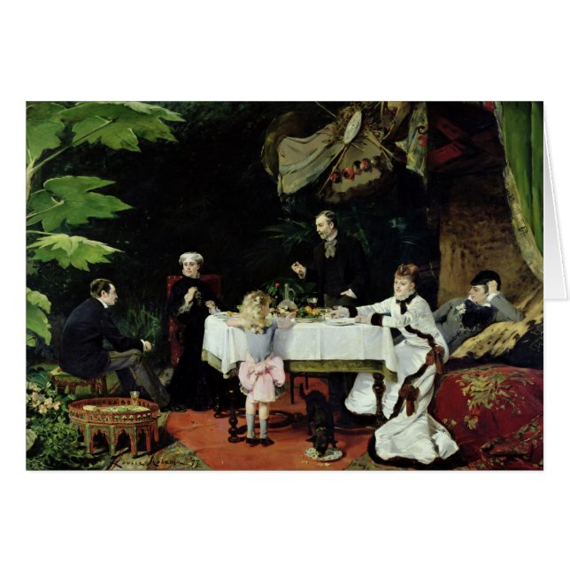 The Luncheon in the Conservatory, 1877 (Front Horizontal)