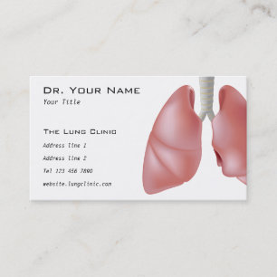 The Lung Doctor Business Card
