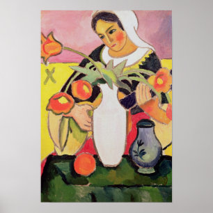 The Lute Player, 1910 Poster