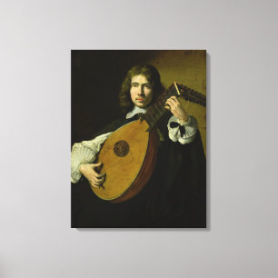 The Lute-Player Canvas Print