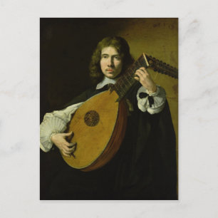 The Lute-Player Postcard