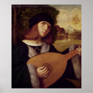 The Lute Player Poster