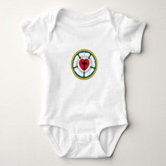 The Luther Rose Lutheranism Martin Luther Baby Bodysuit