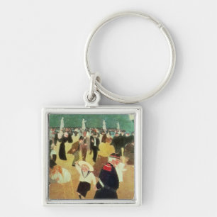 The Luxembourg Gardens, 1895 Key Ring