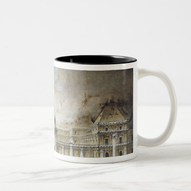 The Luxembourg Palace Illuminated Two-Tone Coffee Mug (Right)