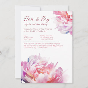 The Luxury of Peonies Invitation