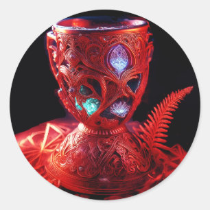 The Lycurgus Cup Classic Round Sticker