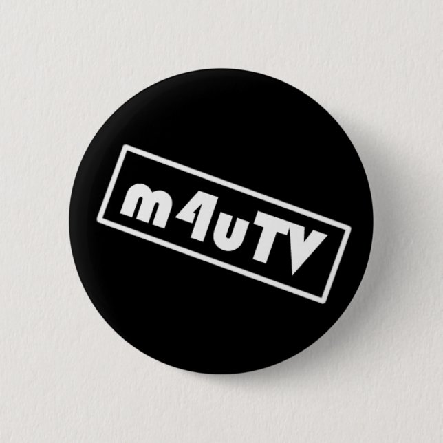 The m4uTV Campaign button of DOOM! (Front)