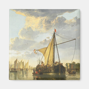 The Maas at Dordrecht Aelbert Cuyp Magnet