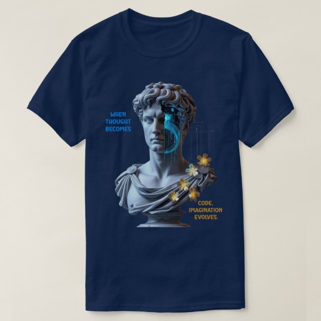 “The Machine Dreams”  T-Shirt (Design Front)