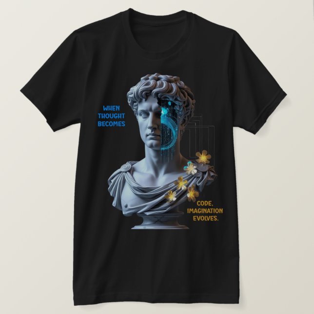 “The Machine Dreams”  T-Shirt (Design Front)