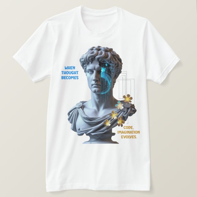 “The Machine Dreams”  T-Shirt (Design Front)