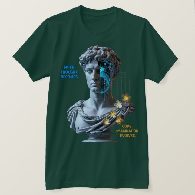 “The Machine Dreams”  T-Shirt (Design Front)