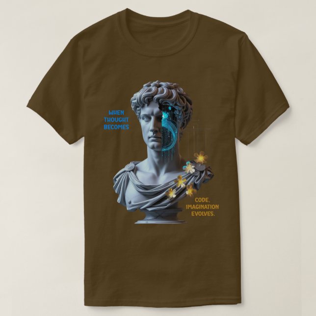 “The Machine Dreams”  T-Shirt (Design Front)