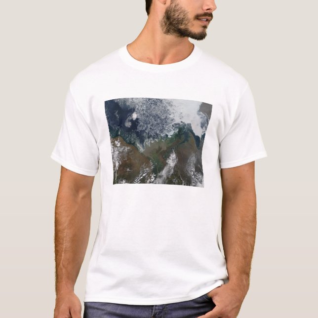 The Mackenzie River empties into Mackenzie Bay T-Shirt (Front)