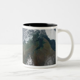 The Mackenzie River empties into Mackenzie Bay Two-Tone Coffee Mug