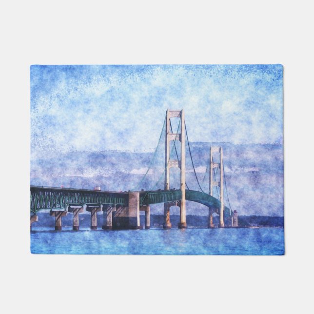The Mackinac Bridge Doormat (Front)