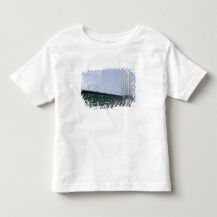 The Mackinac Bridge spanning the Straits of 2 Toddler T-Shirt