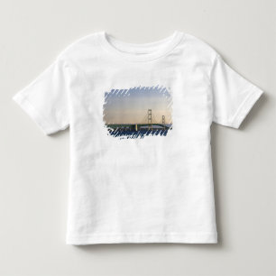 The Mackinac Bridge spanning the Straits of 3 Toddler T-Shirt