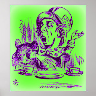 The Mad Hatter - Alice in Wonderland Poster
