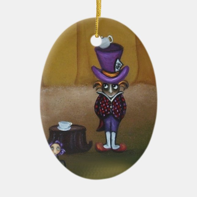 The Mad Hatter Ornament (Front)