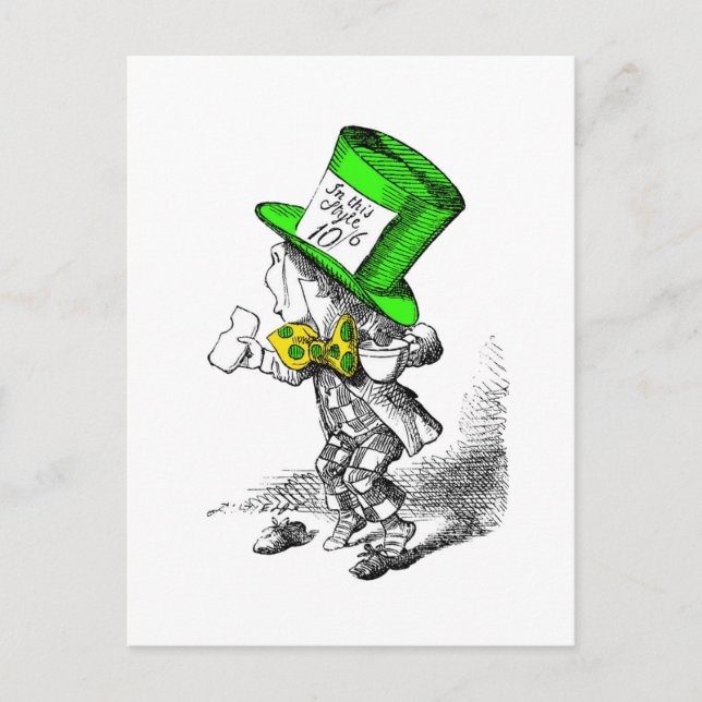 The Mad Hatter Postcard (Front)