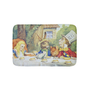 The Mad Hatter's Tea Party Bath Mat