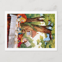 The Mad Hatter's Tea Party in Wonderland