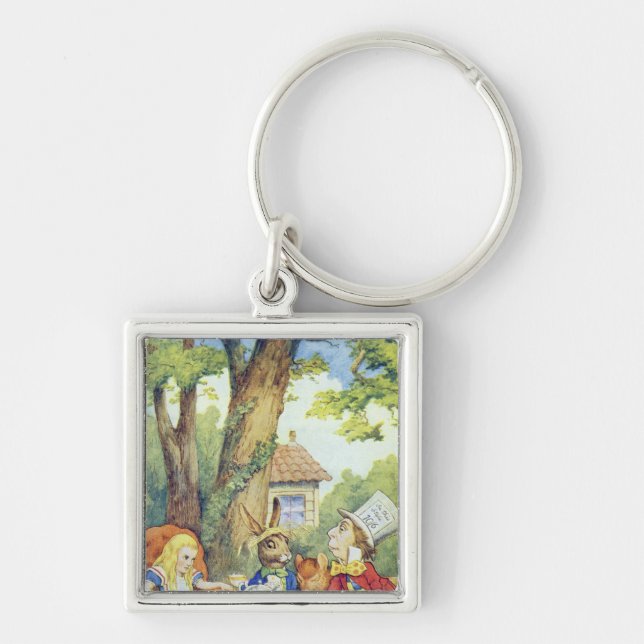 The Mad Hatter's Tea Party Key Ring (Front)